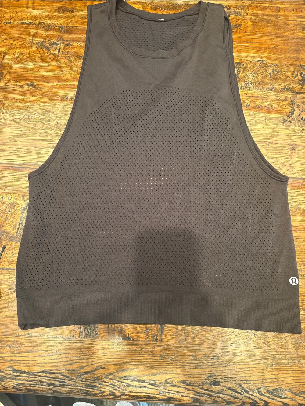 lululemon athletica Women's Black Perforated Tank